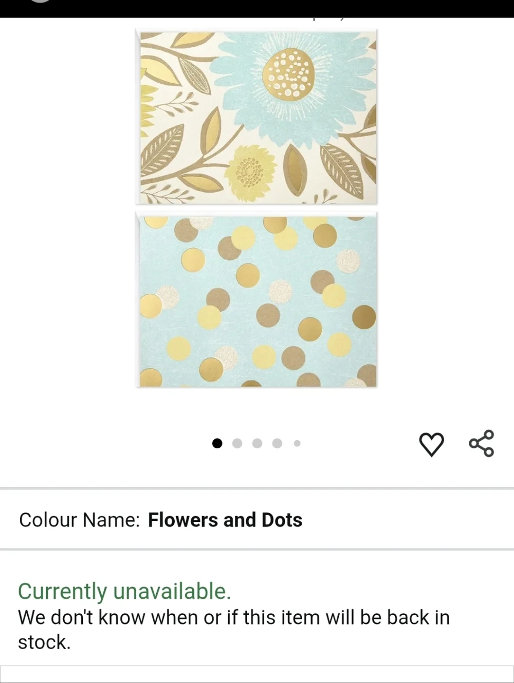 HALLMARK FLORAL DOTS BLANK NOTE CARDS STATIONERY 5☆ NWT $34.95 - LIMITED SPECIAL